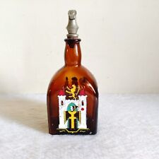 Vintage German Embossed Liquor Bottle Anton Riemer Schmid Munchen Glass GL152 picture