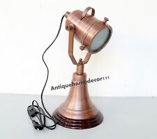 Thanksgiving Vintage marine antique copper desk spotlight table lamp nautical picture