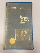 ACM 71: A quarter-century view Very Rare picture