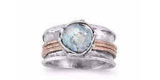 Two Tone Roman Glass Spin Ring picture