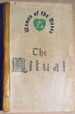 1938 The Ritual & Chapter Procedure of the Women of the Moose Book picture