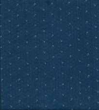 Antique 1870 Indigo Blue Floral Fabric picture