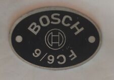 Data plate  Bosch FC 6/6 Classic Car 26x40mm s71 picture