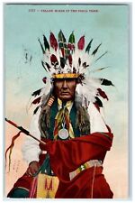 1909 Yellow Horse Of The Ponca Tribe Scene Seattle Washington WA Posted Postcard picture