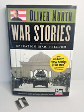 Oliver North Signed “War Stories” Iraqi Freedom Book Hardcover Military w/ DVD picture
