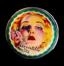 Vintage 1920/30’s “Irresistible” Face Powder Glamorous Woman 2.75” X .75” Empty picture
