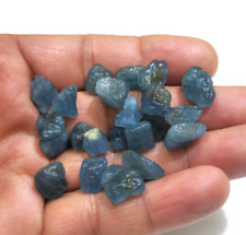 Fabulous Blue Aquamarine Rough 23 Pcs 9-13 mm Size Loose Gemstone For Jewelry picture