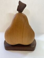 Vintage Wood Pear Napkin Holder picture