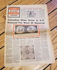 Coin, Stamp, Antique News - Vol 6 No10 10/18/1968 NEWSPAPER 24 PGS ~ RARE FIND picture
