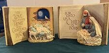 AGC, Inc. Vintage Bible Nativity And Baby Jesus Music Boxes - Silent Night picture