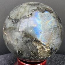 Natural Labradorite Quartz Sphere Crystal Ball Jewel Rainbow Reiki Healing 1232G picture
