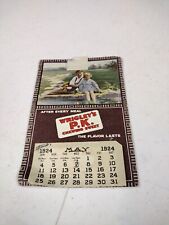 Antique 1924 Wrigley's P.K. Chewing Sweet Advertising Calendar picture