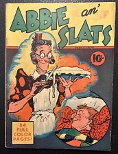 1940 SINGLE SERIES #25 Comic ABBIE an’ SLATS VG by Raeburn Van Buren VERY RARE picture