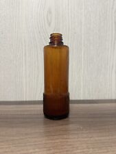 Vintage Amber Ribbed Bottom Medicine Bottle picture