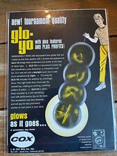 VINTAGE 1968 PAPER AD Poster Cox Toy Glo Yo Illuminated Yo-Yo Glows picture