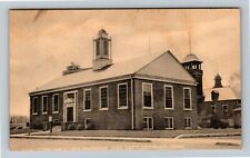 Seymour CT-Connecticut, New Town Hall, Seymour Fire Department Vintage Postcard picture