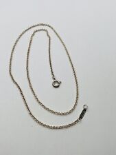 2.5g 925 EARLY AUTHENTIC TIFFANY AND CO. NECKLACE CHOKER STERLING SILVER 16” picture