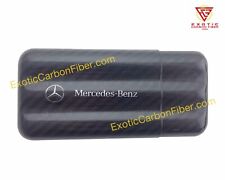 Mercedes Benz REAL Carbon Fiber 3 Finger Cigar Case 60 Ring Gauge Size picture