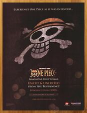 2008 One Piece Anime Series Print Ad/Poster Manga Funimation DVD Promo Wall Art picture