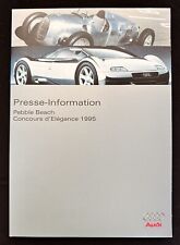 1995 Pebble Beach Concours Audi AVUS Quattro Concept Car Silver Arrows Press Kit picture