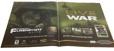 Operation Flashpoint Elite 2006 Double Page Video Game Magazine Print Ad picture