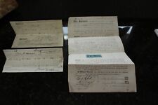 Antique Handwritten Indenture Quit Claim 1868 With Hand Cancelled IRS Stamp picture