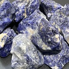 Blue Sodalite Rough (1 LB) One Pound Bulk Wholesale Lot Raw Gemstones picture