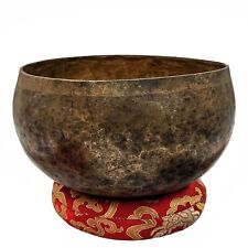 Vintage Handmade Hammered Antique Yoga Singing Bowl Tibetan Mallet Sound Healing picture
