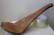 LARGE Antique 18thc Late 1700's Native American Woodland Indian Wood FEAST Ladle picture
