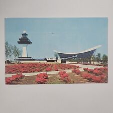 Dulles International Airport Washington D.C. Vintage Chrome Postcard Airplane picture