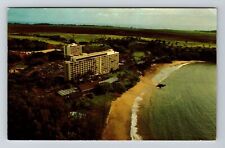 Kauai HI-Hawaii Aerial Kauai Surf Resort Antique c1971 Vintage Souvenir Postcard picture