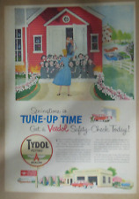 Tydol Gas Ad: Spring is Tune-Up Time  from 1950's Size: 11 x 15 inches picture
