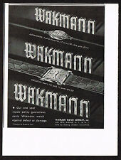 1940s Original Vintage Wakmann Watch Print Ad picture