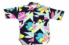 Vintage Floral Shirt Hawaiian Shirt 1990s Shirt Surfer Shirt Punk Rock L picture