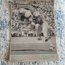 1972 Paul Warfield Press Photo Orange Bowl Dolphins Patriots Hoey Morrall Pass picture