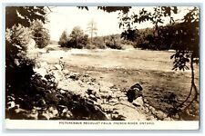 1938 Picturesque Recollet Falls French River Ontario Canada RPPC Photo Postcard picture