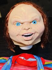 VTG 2004’The Movie Seed of Chucky XL Halloween Costume/Full Head Mask w/Red Hair picture