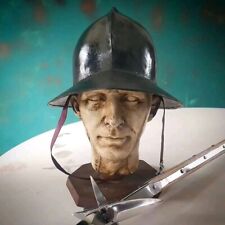 Kettle hat helmet,Combat helmet,battle ready helmet,2mm Medieval helmet gift picture