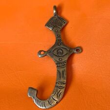 VERY OLD RARE ANCIENT VIKING AMULET SILVER ARTEFACT AUTHENTIC STUNNING picture