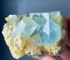 200 Grams Aquamarine Crystal Bunch with Mica From Skardu Pakistan picture