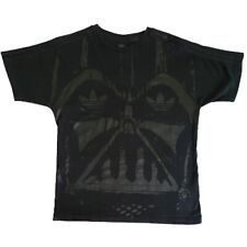 RARE Vintage 2009 Star Wars Adidas 1st Wave Black Darth Vader T-Shirt  Medium  picture