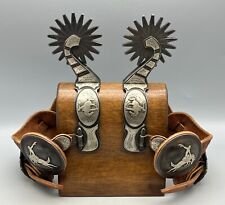 Superb Pair Of Spurs With Conchos And Buckles By Terry Alward picture