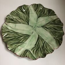 Mustardseed And Moonshine Large Leaves 13.5” Made In South Africa Serving Plate picture