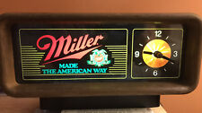“MOTION SUNBURST CLOCK”   MILLER THE AMERICAN WAY IN PERFECT WORKING CONDITION  picture
