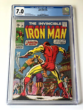 Iron Man #30 CGC 7.0 Marvel Comic Book 1970 Marie Severin Everett Silver Age picture