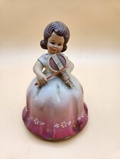 Vintage Reuge Toriart Carved Wood Angel Music Box Brahm’s Lullaby picture