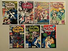 Cloak and Dagger lot (3rd series) 7 diff from:#1-19 8.0 VF (1988) picture