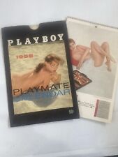 Vintage 1958 Playboy Playmate Wall Calendar Calendar In Original Sleeve picture