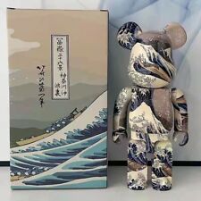 400%Bearbrick Surfing(The Great Wave)Action Figure Decor Art Gift Collection Toy picture