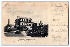 1906 Oakwoods Peace Dale Rhode Island Residence Miss Caroline Hazard RI Postcard picture